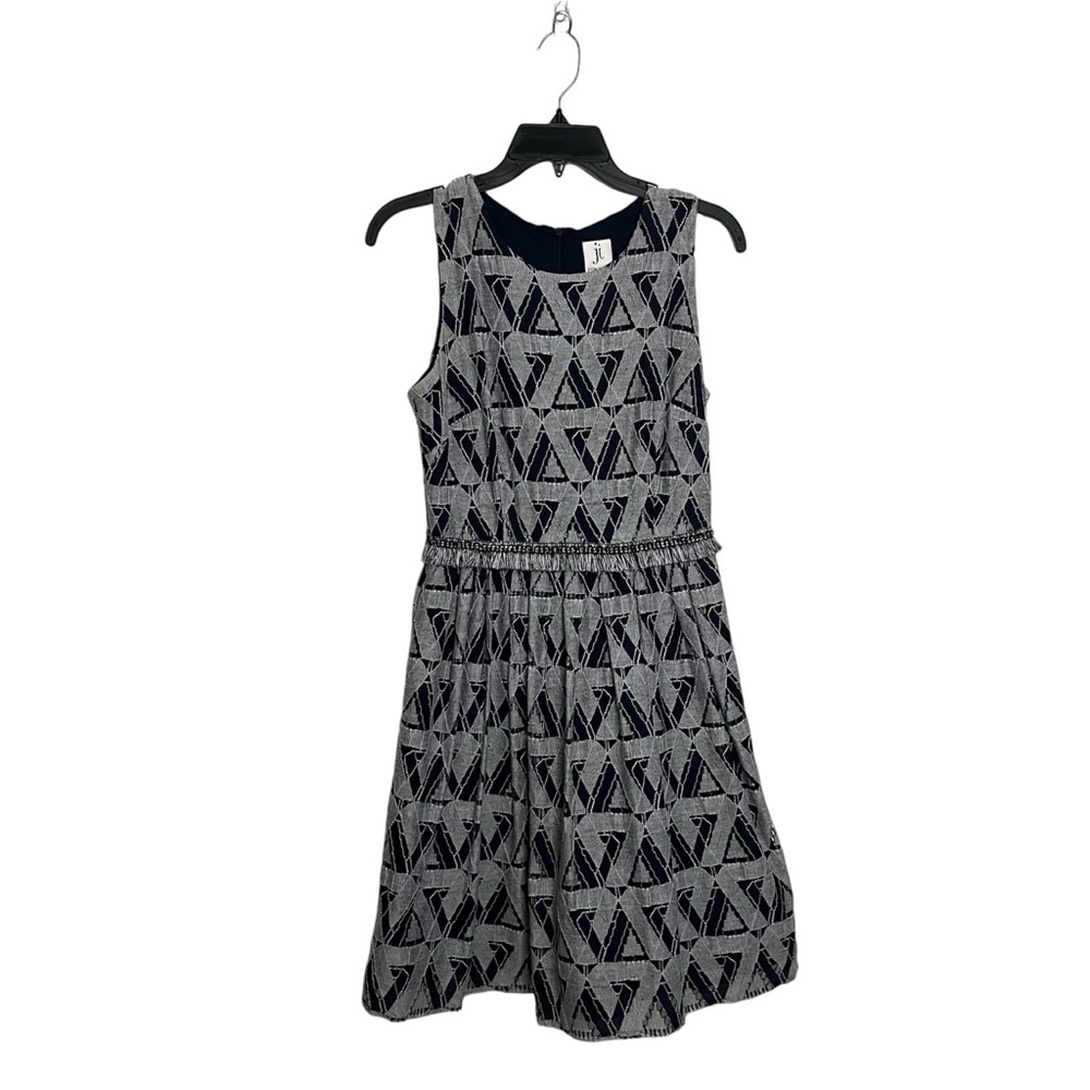 Julia Jordan Navy & White Fit & Flare Dress Size 2